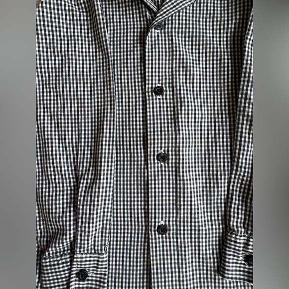 Nautica Boys Gingham Button Down Shirt Size 5 - Picture 5 of 7